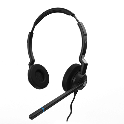 Cuffie microfono filo V7 HQ511 QD Call Center Headset Black