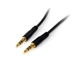 Startech.Com - Cavo audio Startech.Com MU10MMS Stereo Slim Black Black