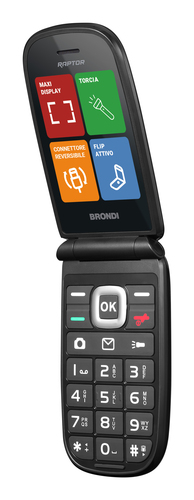Cellulare Brondi 10281060 RAPTOR Black metal