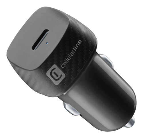 Caricabatterie Cellular Line CBRUSBCPD20WK CAR POWER 20W Nero