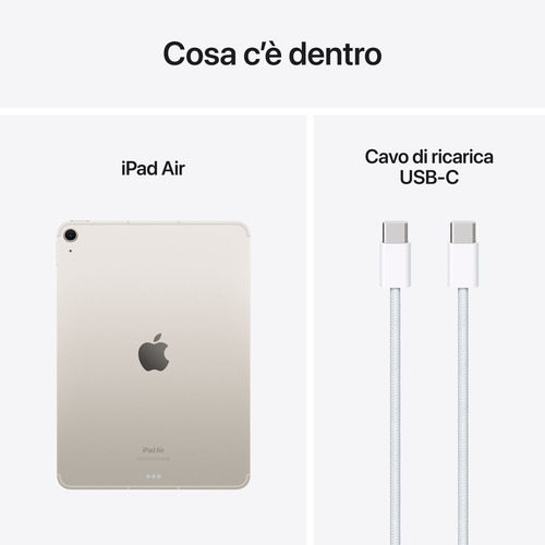Apple Cellular Tablet Apple MUXK3TY A IPAD AIR 11 Cellular Starlight