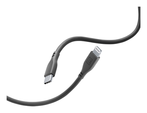 Cellular Line  Cavo Lightning Cellular Line USBDATASOFTC2LMFIK Charge & Utility Nero