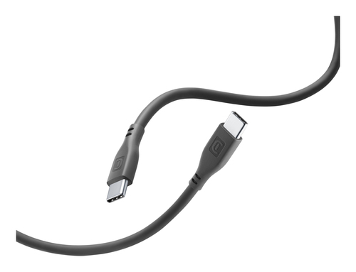 Cavo USB C Cellular Line USBDATASOFTC2CK SOFT CABLE Nero Nero