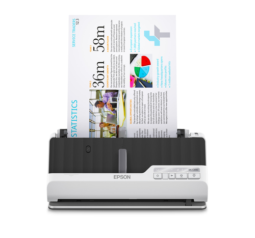 Epson DS C490 Scanner Epson B11B271401 DS C490 White e Grey
