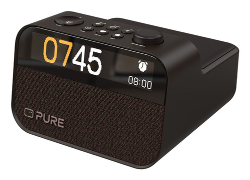 Radiosveglia Pure 30103 MOMENT Charge Coffee black