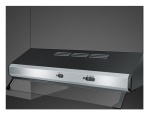 SMEG - Cappa Smeg KSEC61XE3 UNIVERSALE Con Frontalino a Vista Inox e Nero Ino