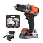 BLACK & DECKER - Trapano percussione Black & Decker BCD383D1XK-QW POWER CONNECT