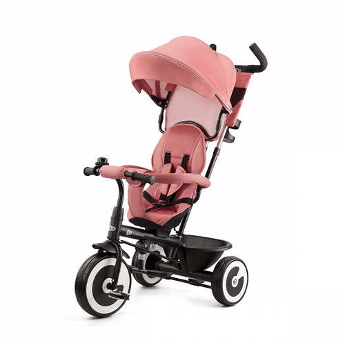 Triciclo Kinderkraft KRASTO00PNK0000 ASTON Passeggino 3 in 1 Rose pink