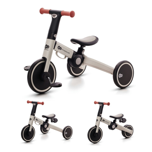 Triciclo Kinderkraft KR4TRI22GRY0000 4TRIKE Trasformabile 3 in 1 Silve