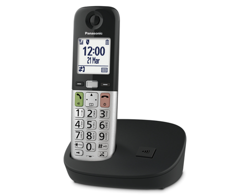 Cordless Panasonic KX TGU410EXB Black e Silver