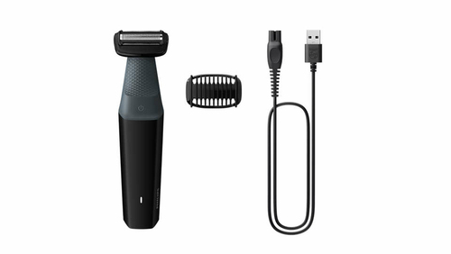 Depilatore Philips BG3017 01 SERIE 3000 Bodygroom Black Black