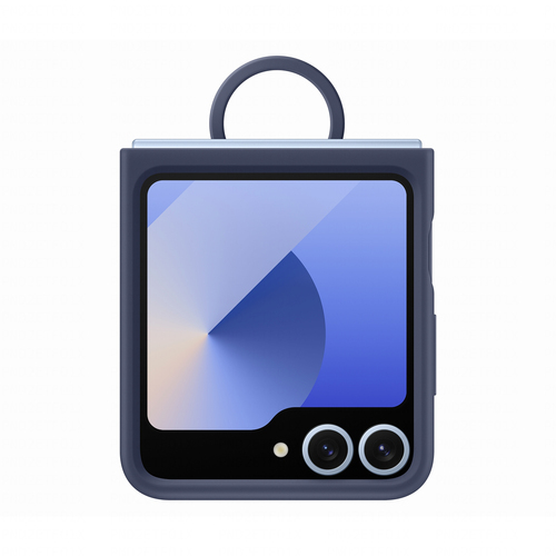 Cover Samsung EF PF741TNEGWW GALAXY SILICONE CASE RING Z Flip6 Navy Na