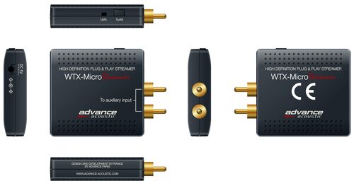 Adattatore audio Advance Acoustic WTX-MicrsoStream WiFi Streamer Black