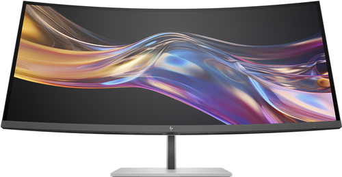 Monitor Hp 8K167AA SERIE 7 PRO 738PU WQHD+ Curvo Black e Silver