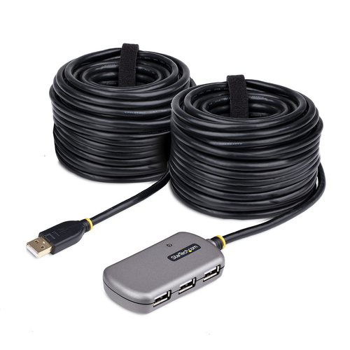 Cavo USB Startech.Com U02442 USB EXTENDER Prolunga USB 2.0 Black e Sil