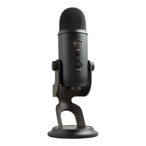 Microfono USB Logitech 988 000229 YETI Blue VO!CE Blackout