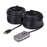 Startech.Com - Cavo USB Startech.Com U02442 USB EXTENDER Prolunga USB 2.0 Black e Sil