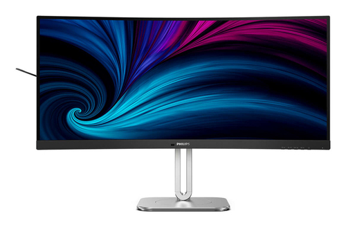 Monitor Philips 34B2U5600C 00 SERIE 5000 Curvo WQHD Black e Silver