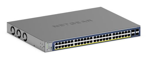 Switch di rete Netgear GS752TXP 300EUS Gigabit Smart Grey e Blue
