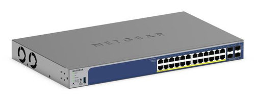 Switch di rete Netgear GS728TXP 300EUS Gigabit Smart Grey e Blue