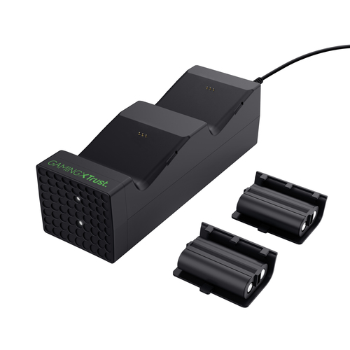 Base ricarica Trust 24177 GXT 250 Duo Charge Xbox Black