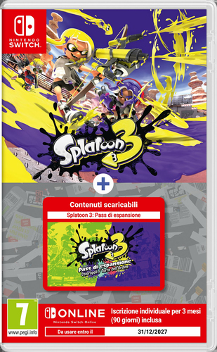 Videogioco Nintendo 10014585 SWITCH Splatoon 3 + Pass di Espansione + 
