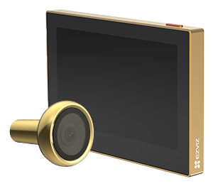 Citofono Ezviz CS HP2 R100 6E2WB GD Spioncino con display Gold