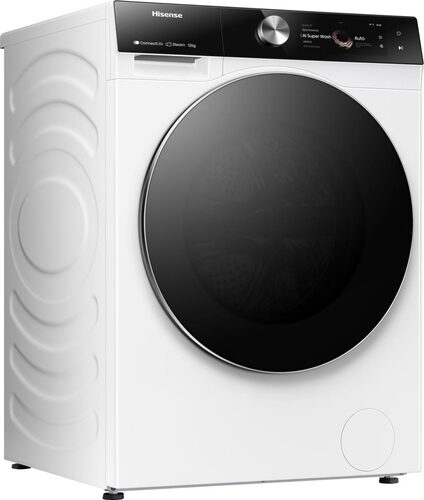 Lavatrice Hisense WF7S1247BW Steam Mix White e Black
