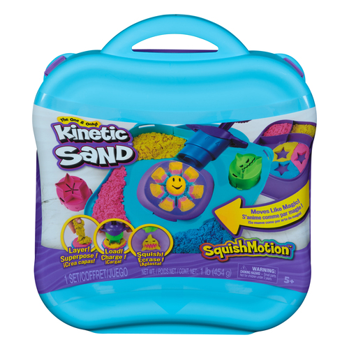 Sabbia creativa Spin Master 6069401 KINETIC SAND Squish Motion Playset