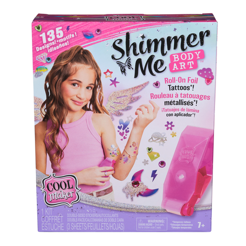 Shimmer Me Roll Crea Tatoo Spin Master 6071786 COOL MAKER Assortito