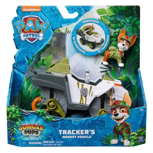 Jungle Pups Monkey Vehicle di Tracker PAW PATROL Spin Master 6067762