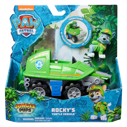 Jungle Pups Veicolo Tartaruga di Rocky PAW PATROL Spin Master 6067763
