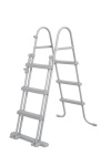 Bestway - Scaletta piscina Bestway 58330  H. Max 107 cm Grigio