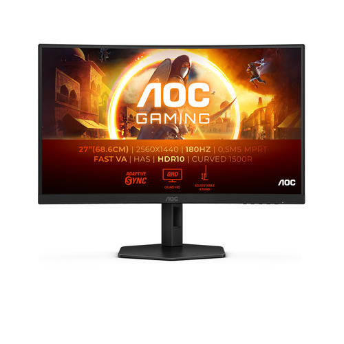 Monitor Aoc CQ27G4X QHD Curvo Black Black