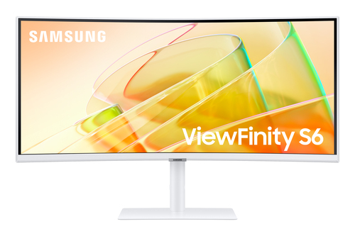 Monitor Samsung LS34C650TAUXEN HRM SERIE ViewFinity S6 WQHD Curvo Whit