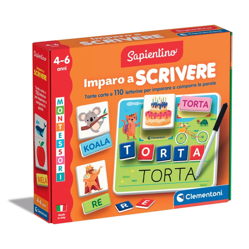 Gioco prescolare Clementoni 16859 SAPIENTINO BABY MONTESSORI Imparo a 