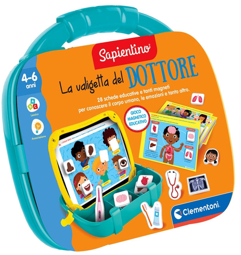 Gioco educativo Clementoni 16462 SAPIENTINO Valigetta Magnetica del Do