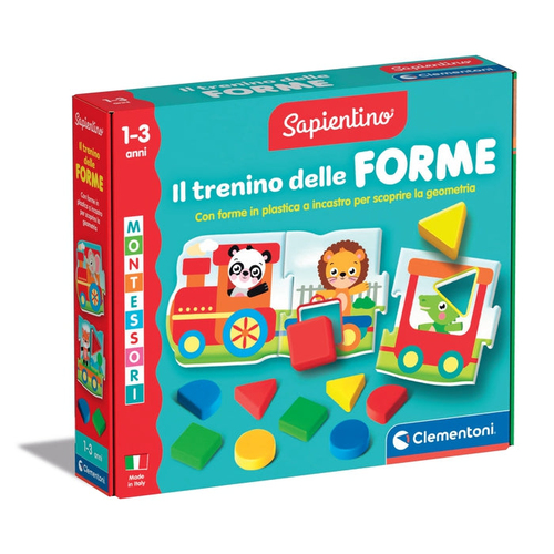 Gioco educativo Clementoni 16865 SAPIENTINO BABY MONTESSORI Il Trenino