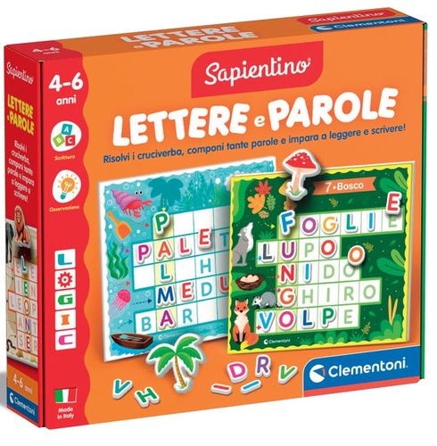 Gioco educativo Clementoni 16872 SAPIENTINO BABY MONTESSORI Lettere e 