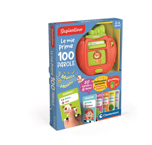 Gioco educativo Clementoni 16818 SAPIENTINO Le mie Prime 100 Parole