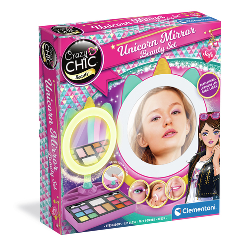 Gioco creativo Clementoni 18855 CRAZY CHIC Make Up Unicorn Mirror