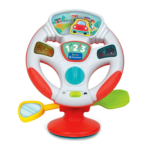 Prime attività Clementoni 17933 BABY Gira e Guida Volante Attività