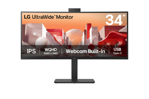Monitor Lg 34BA85QE B AEU ULTRAWIDE WQHD Curvo Black