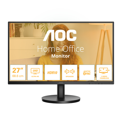 Monitor Aoc U27B3A BASIC UHD Black Black