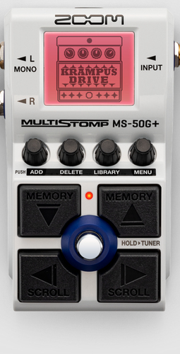 Multieffetto chitarra Zoom MULTISTOMP MS 50G+ White