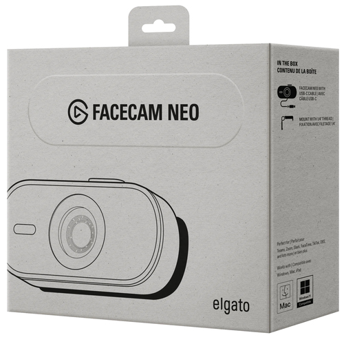 Webcam Elgato 10WAE9901 FACECAM Nero White
