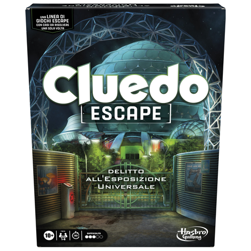 Gioco Hasbro F8818103 GAMING CLUEDO ESCAPE Delitto all'Esposizione Uni