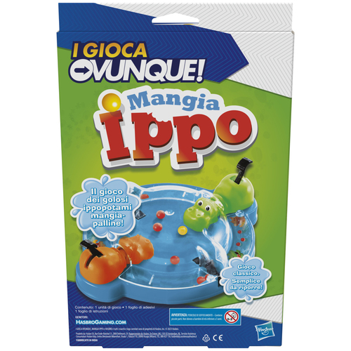 Gioco viaggio Hasbro F8255IC0 GAMING Mangia Hippo Travel