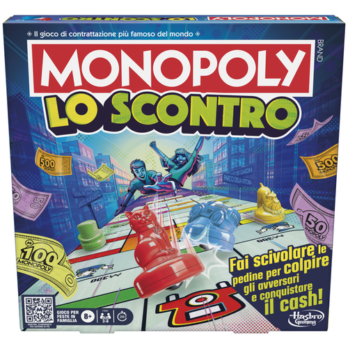 Gioco Hasbro F8995103 GAMING MONOPOLY Lo Scontro