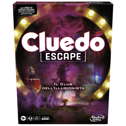 Gioco Hasbro F8817103 GAMING CLUEDO ESCAPE Il Club dell'Illusionista